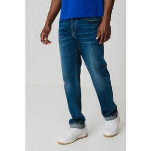 Blugi relaxed fit cu model uni imagine