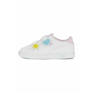 Pantofi sport de piele ecologica cu inchidere velcro Smash v2 Mermaid imagine
