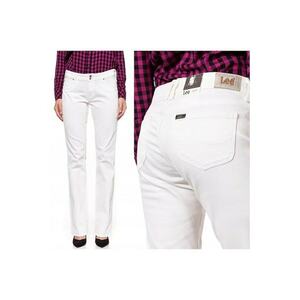 Blugi dama - L534Fr12 - 5625-46 - Bumbac - Lungi - Regular fit - Denim - W28-L33 US - Alb imagine