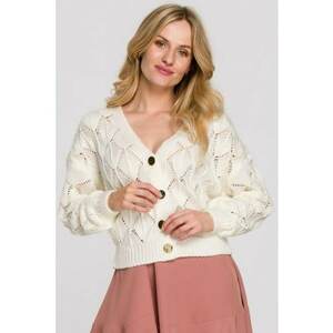 Cardigan scurt cu nasturi - imagine