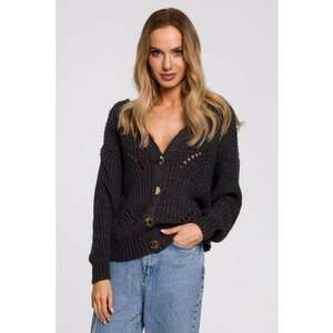 Cardigan cu model perforat - imagine