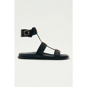 Sandale de piele cu aplicatii metalice imagine