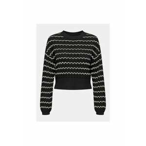 Pulover dama - 303388072 - Bumbac - S INTL - Negru imagine