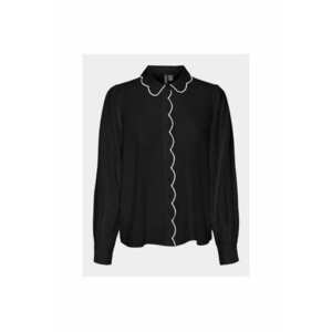 Camasa dama - 303614775 - Viscoza - M INTL - Negru imagine