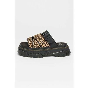 Papuci din piele cu animal print imagine