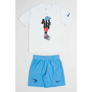 Set de tricou cu imprimeu si pantaloni scurti - 2 Piese imagine