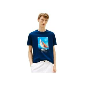 Tricou HILFIGER COLOR PHOTOPRINT TEE-MW0MW38615-DAF imagine