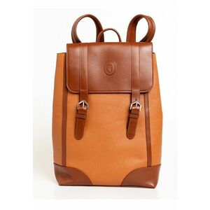Rucsac din piele cu model in doua nuante imagine