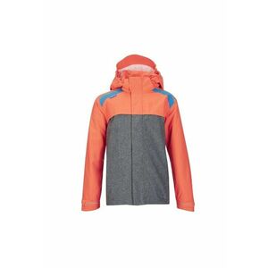 Geaca Ski JUNIOR - culoare portocaliu/gri imagine