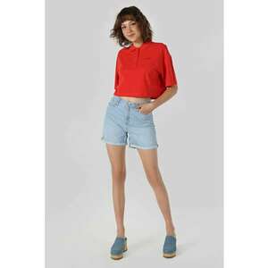 Short / Pantaloni Scurti De Dama Negru Mom Fit imagine