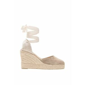 Sandale-espadrile D'orsay din piele intoarsa Hamptons imagine