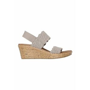 Sandale wedge cu detaliu brodat imagine