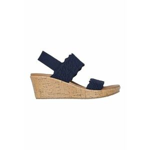 Sandale wedge cu detaliu brodat imagine