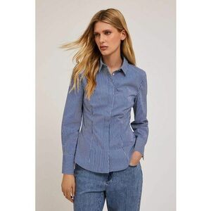 Camasa din poplin cu model in dungi imagine