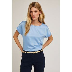 Tricou lejer din satin imagine