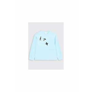 Bluza Fete - 303333324 - Bumbac - Albastru imagine