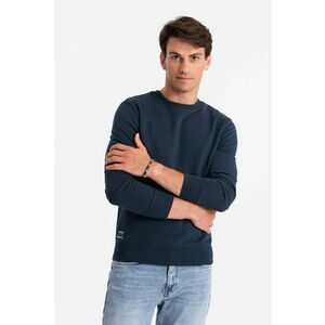 Bluza de trening din bumbac cu model uni imagine