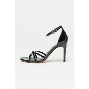 Sandale stiletto cu aspect lacuit imagine