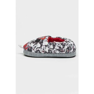 Papuci de casa cu imprimeu Mickey Mouse - Rosu - Negru - Alb - imagine