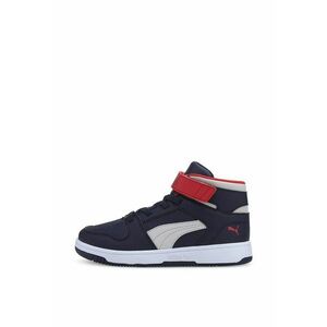 Pantofi sport mid-hi de piele ecologica cu design colorblock Rebound Layup imagine
