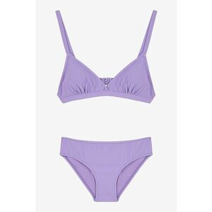 Costum de baie striat in doua piese imagine