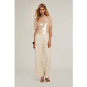 Tricou crop cu paiete imagine