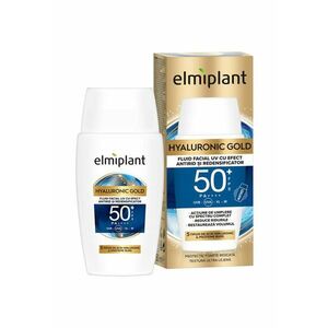 Fluid facial HYALURONIC GOLD UV cu efect antirid si redensificator - cu SPF 50+ - 50ml imagine