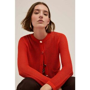 Cardigan cu perforatii si nasturi imagine