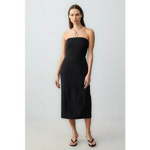 Rochie midi cu slit pe partea din spate imagine