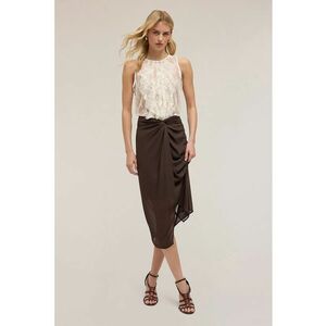 Bluza de dantela cu volane imagine