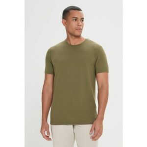 Tricou uni cu decolteu la baza gatului imagine