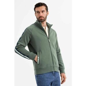Bluza de trening cu fermoar si buzunare laterale imagine