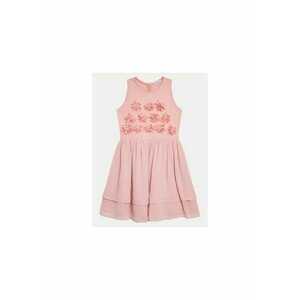 Rochie fete - 014581 - Roz - Poliester - imagine