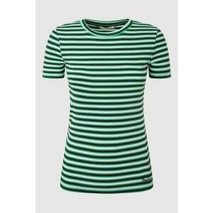 Tricou din amestec de modal cu dungi imagine