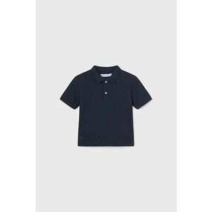 Tricou polo din bumbac pique - Negru - imagine