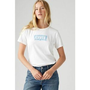 Tricou cu decolteu rotund si imprimeu logo imagine