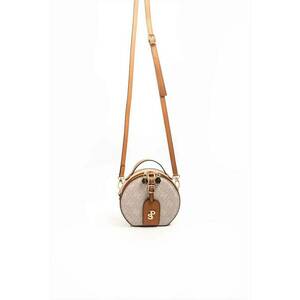 Geanta crossbody cu fermoar si model imagine
