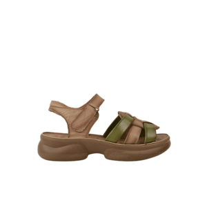 Sandale casual - dama - 2776737 verde - piele naturala imagine