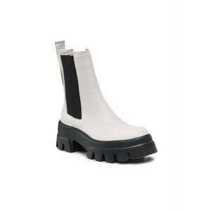 Botine dama - 300166840 - Piele naturala - Alb imagine