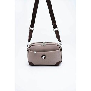 Geanta crossbody din piele ecologica - Maro inchis imagine
