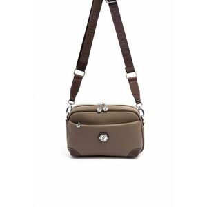 Geanta crossbody din piele ecologica - Maro inchis imagine