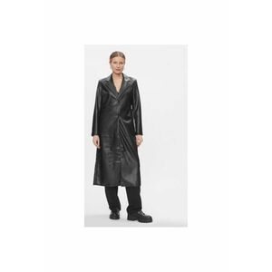 Palton dama - 303386375 - Piele Ecologica - Negru imagine