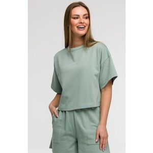 Bluza oversize cu maneci scurte - imagine