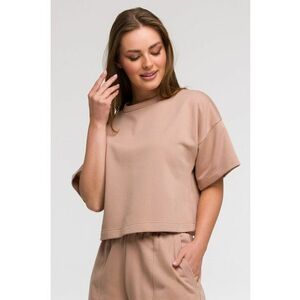 Bluza oversize cu maneci scurte - imagine