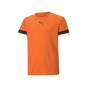 Tricou cu decolteu la baza gatului si imprimeu logo pentru fotbal imagine