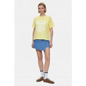 Tricou cu maneci cazute si imprimeu logo Avalon imagine