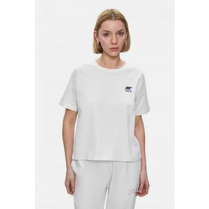 Tricou cu decolteu la baza gatului si logo discret Kenzie imagine