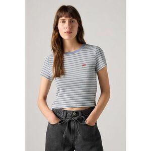 Tricou slim fit crop Essential imagine