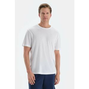 Tricou de casa din lyocell cu decolteu la baza gatului imagine