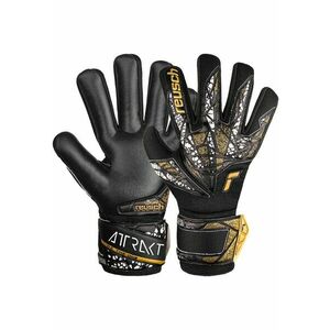 Manusi portari copii Attrakt Silver NC Finger Support Junior - negru/auriu/alb imagine
